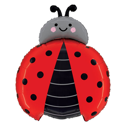 Balon foliowy z helem, biedronka, Grabo, 61cm - Lady Bug