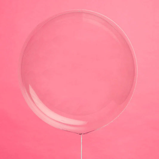 Deco Bubble - Balon z helem, Qualatex, 60cm - PUSTY